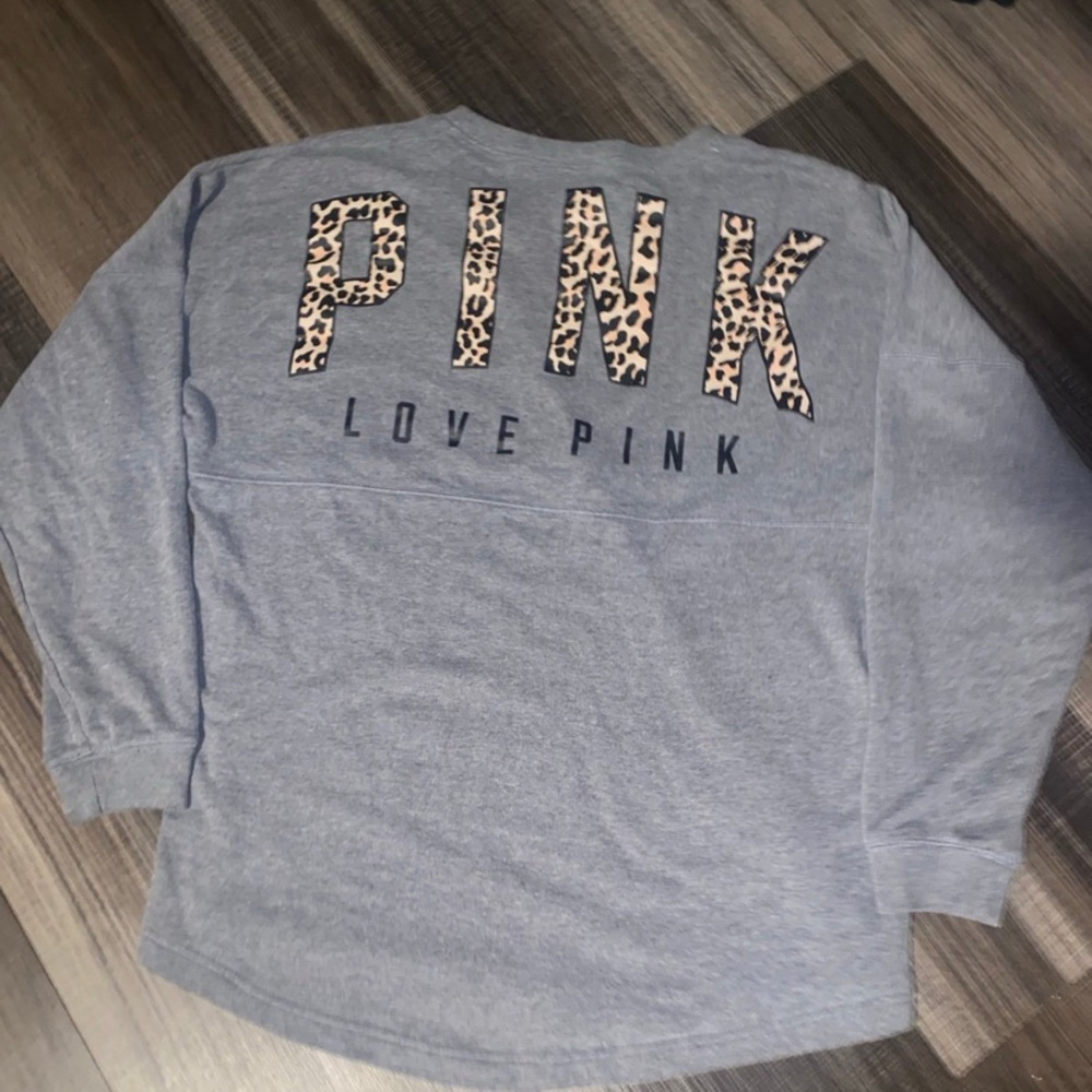 PINK Victoria's secret cheetah print Long Sleeve Shirt